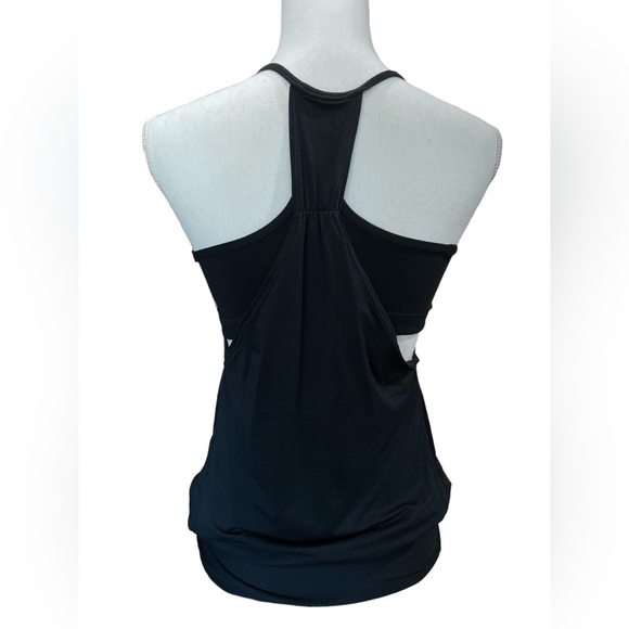 Lululemon Womens Tuck Me In Tank Black Shelf Bra Yoga Size 6 - Picture 5 of 9